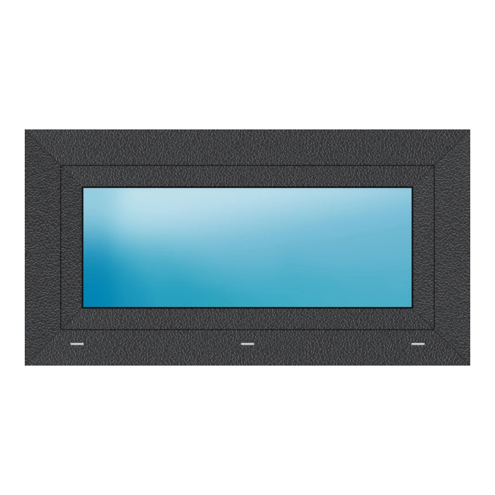 Fenster 98x52 cm Anthrazit Feinstruktur