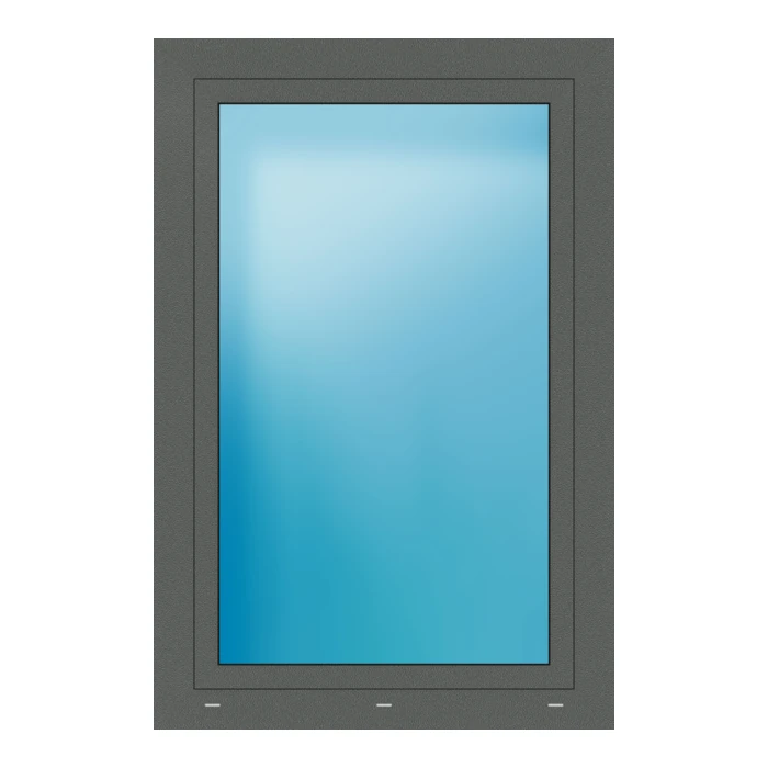 Fenster 90x135 cm Basaltgrau Feinstruktur