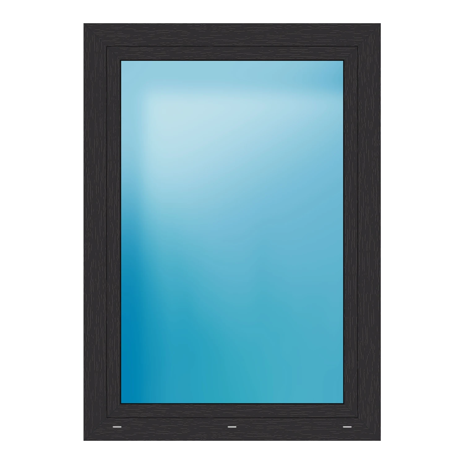 Fenster 101.9x143.2 cm Anthrazit genarbt
