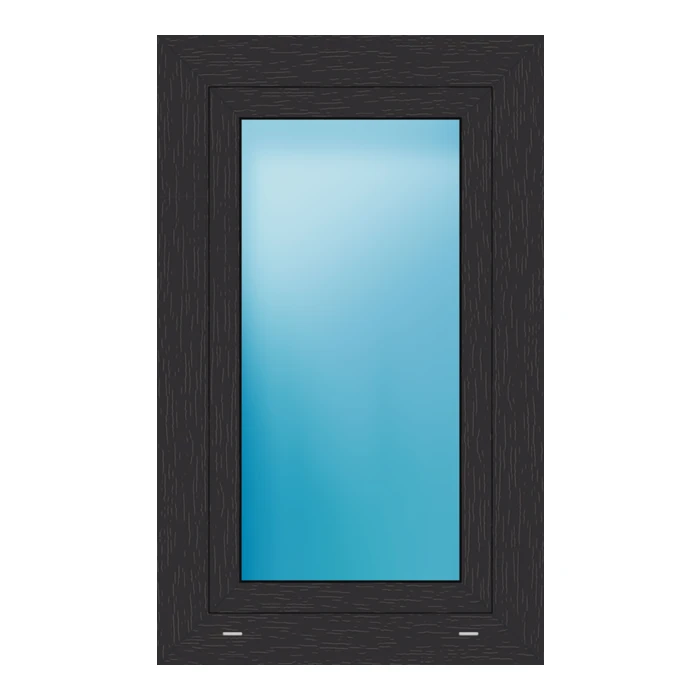 Fenster 59x96 cm Anthrazit genarbt