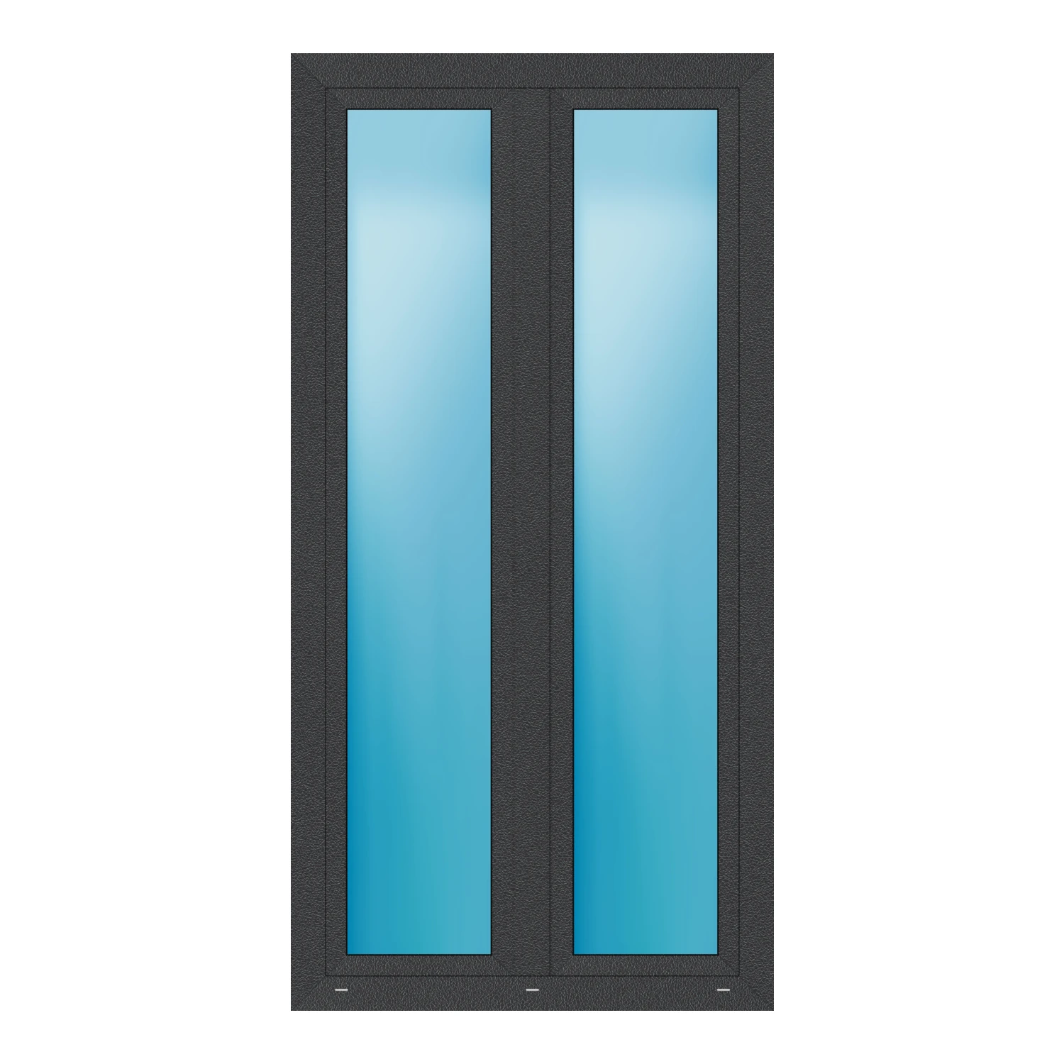 Terrassentür 110x218 cm Anthrazit Feinstruktur