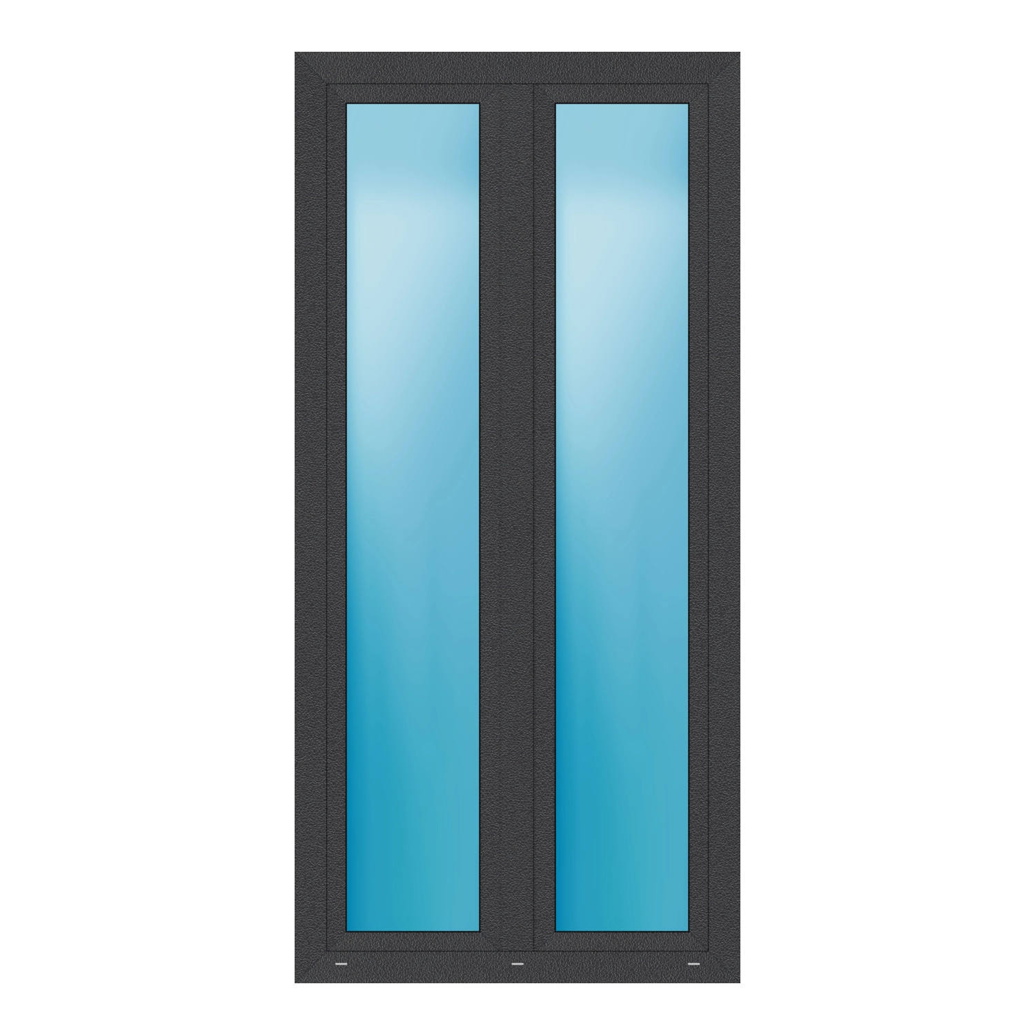 Terrassentür 110x230 cm Anthrazit Feinstruktur