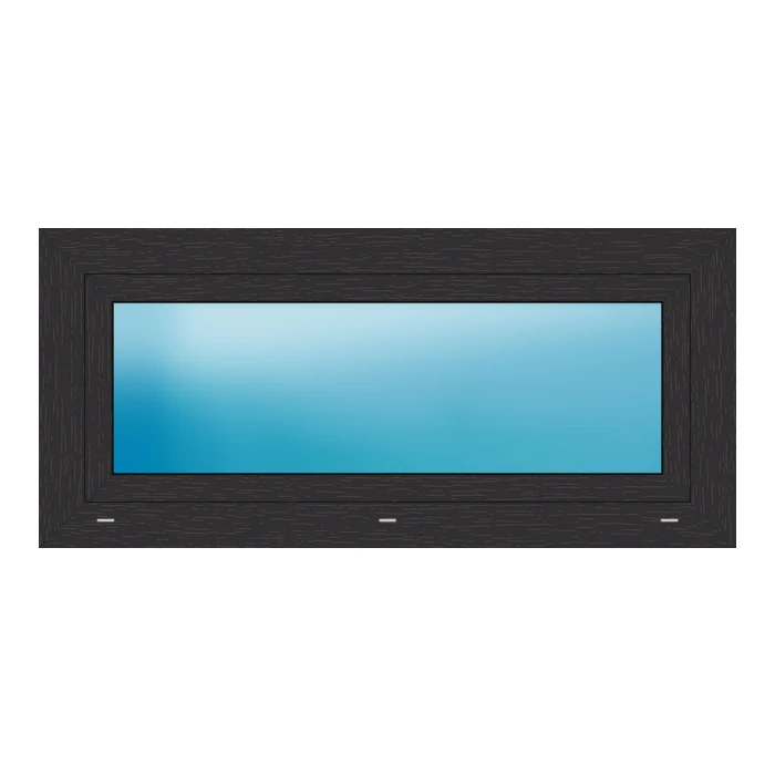 Fenster 120x55 cm Anthrazit genarbt