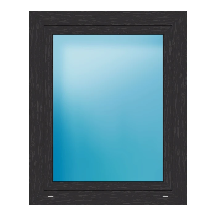 Fenster 85x105 cm Anthrazit genarbt