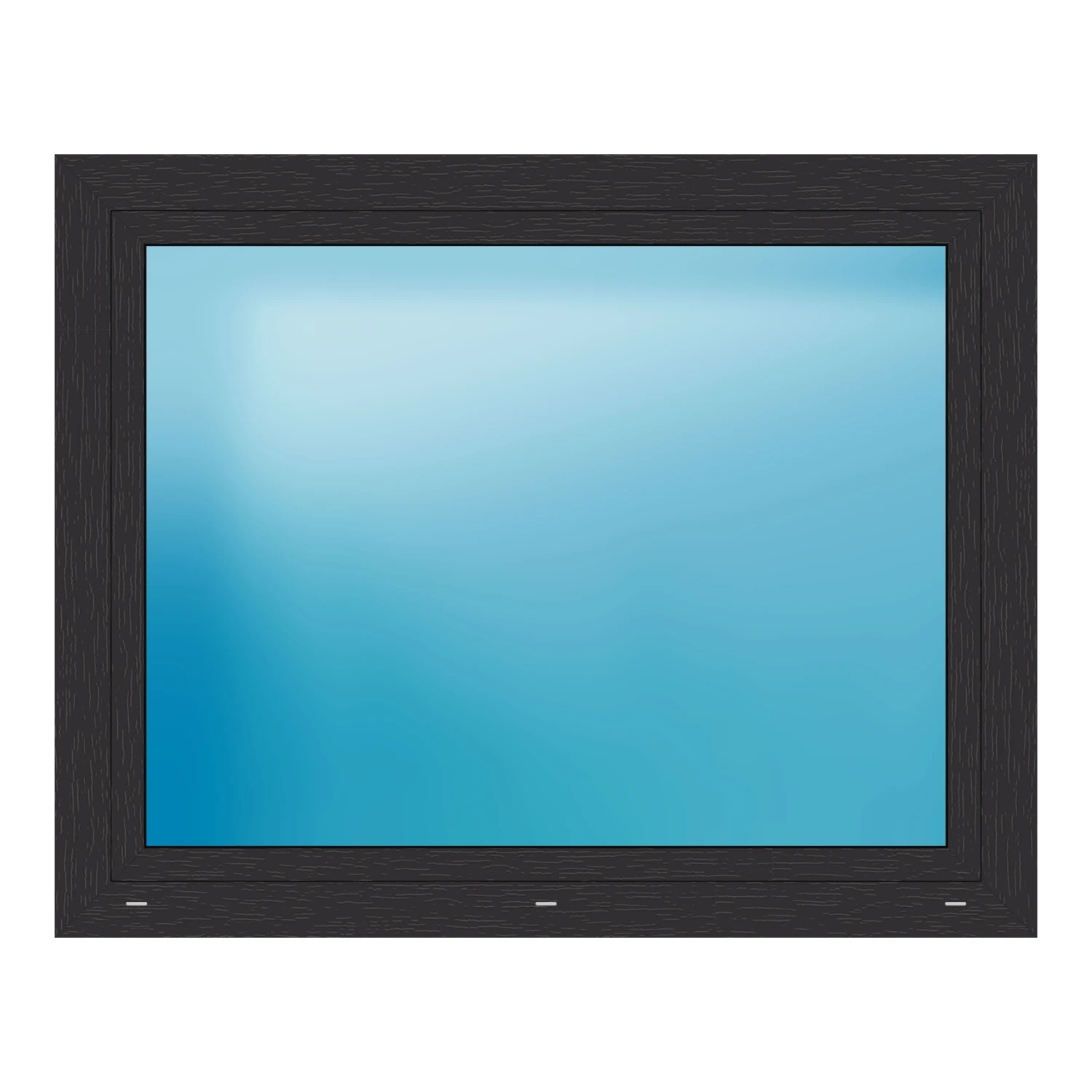 Fenster 138x110 cm Anthrazit genarbt