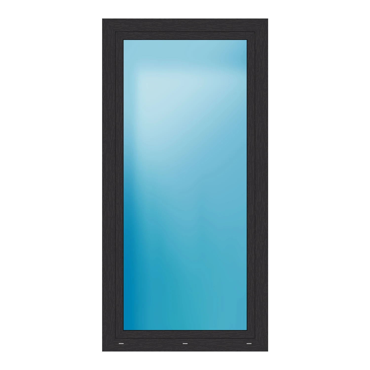Balkontür 100x200.5 cm Anthrazit genarbt