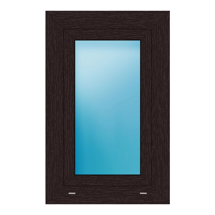 Fenster 54x84 cm Braun genarbt