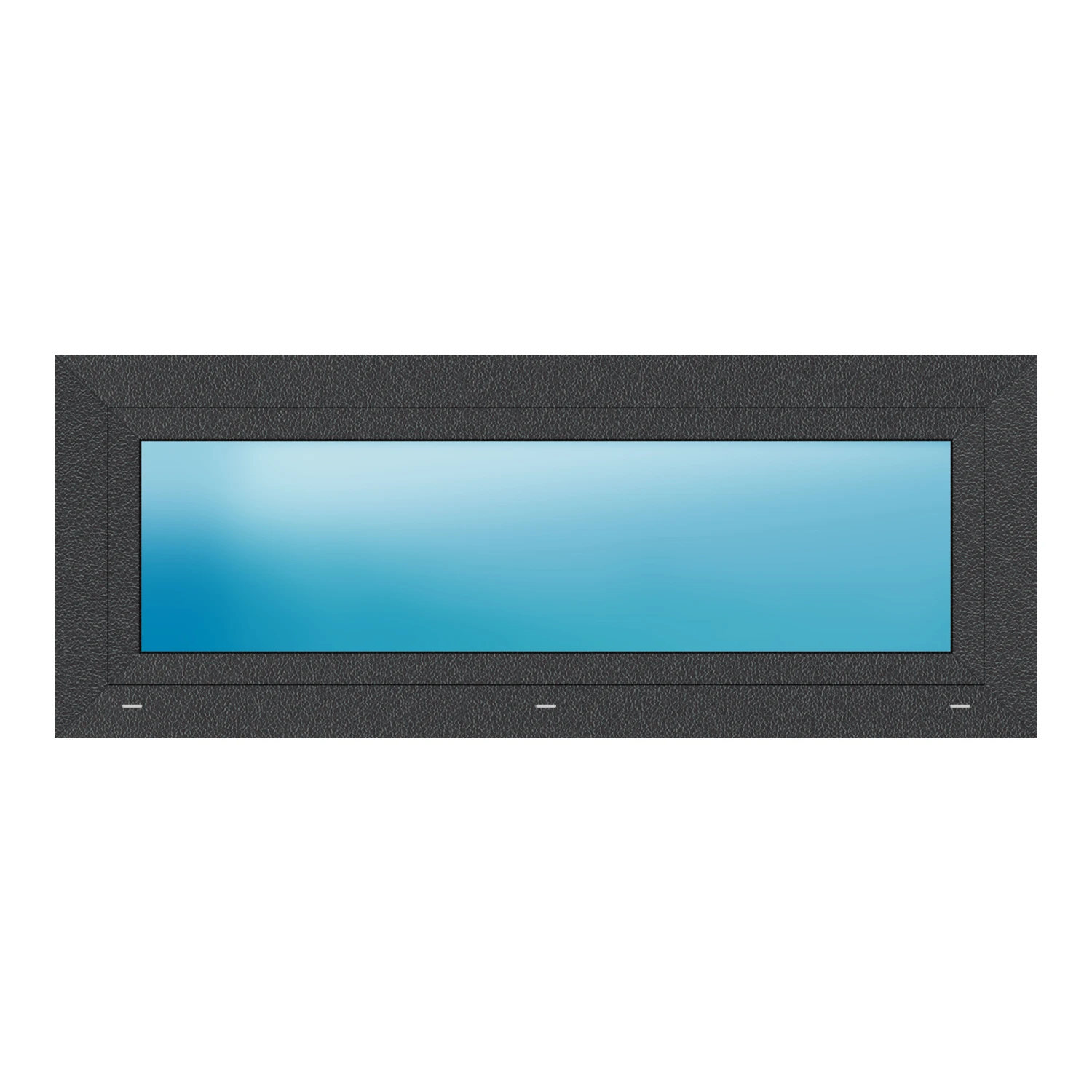 Fenster 146x57 cm Anthrazit Feinstruktur