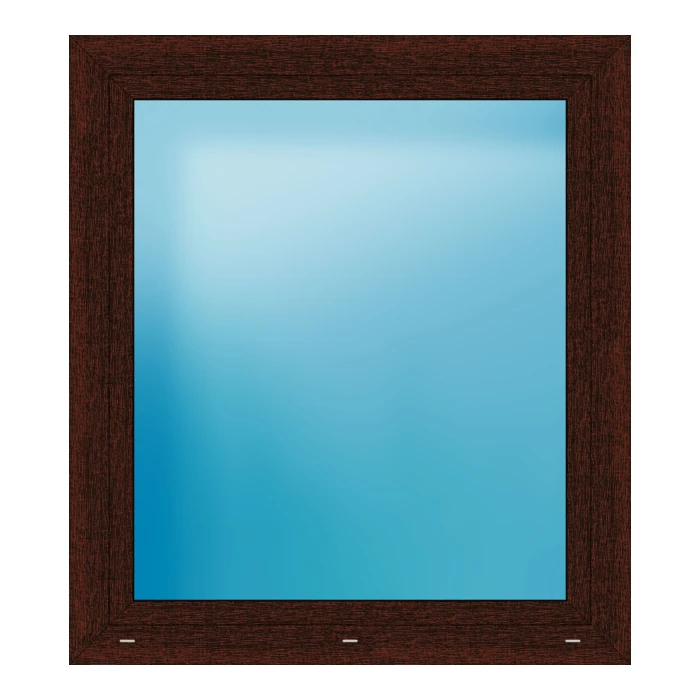 Fenster 111x124.5 cm Mahagoni genarbt