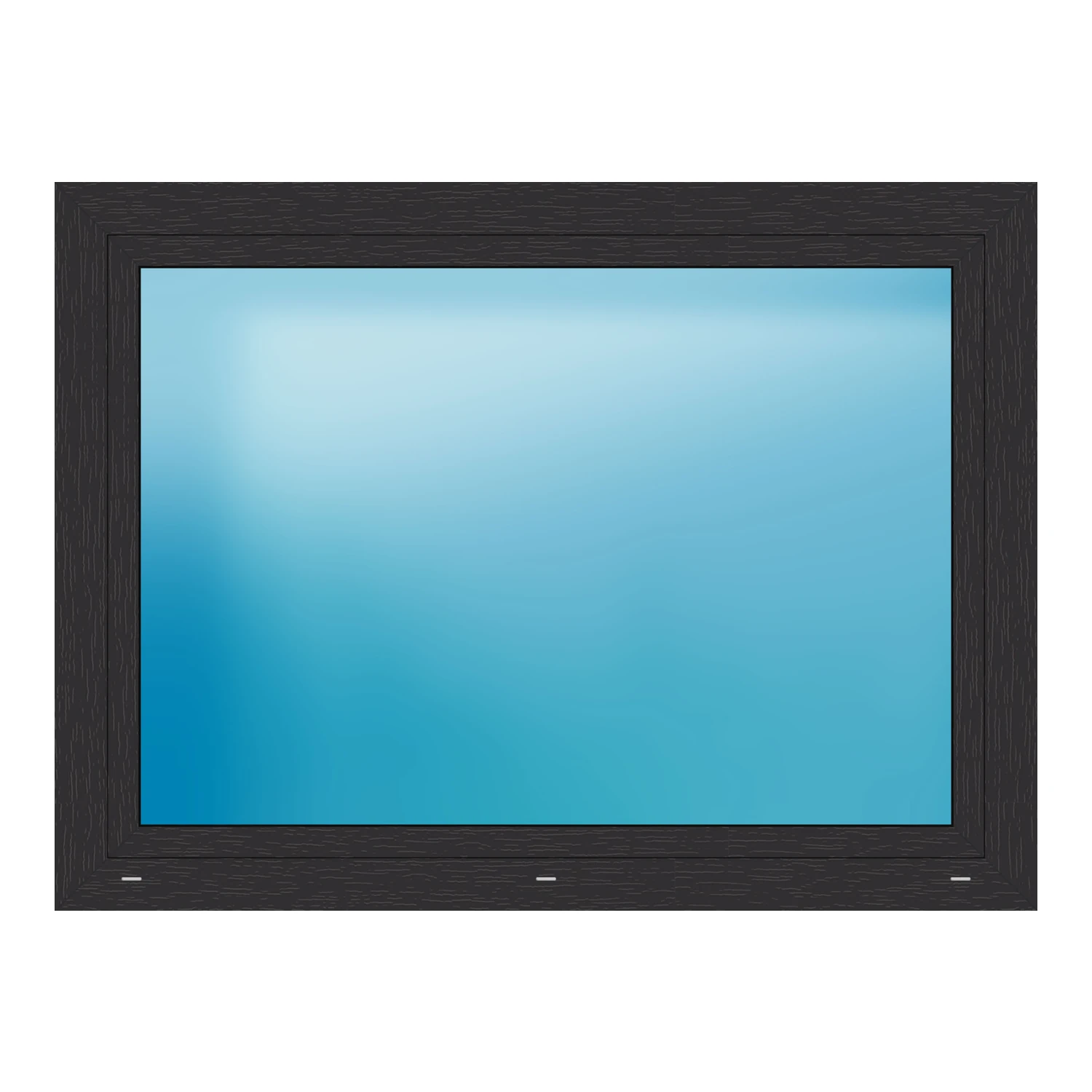 Fenster 147x109 cm Anthrazit genarbt