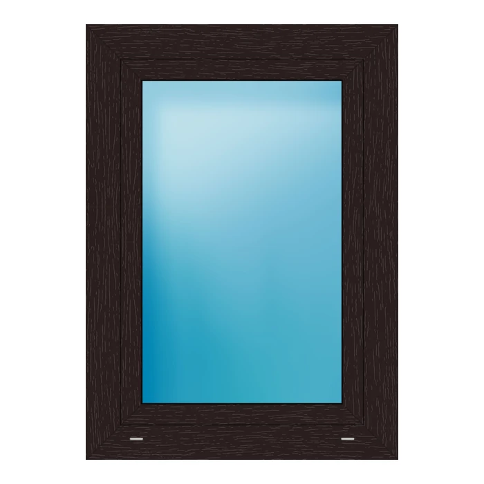 Fenster 71x99 cm Braun genarbt