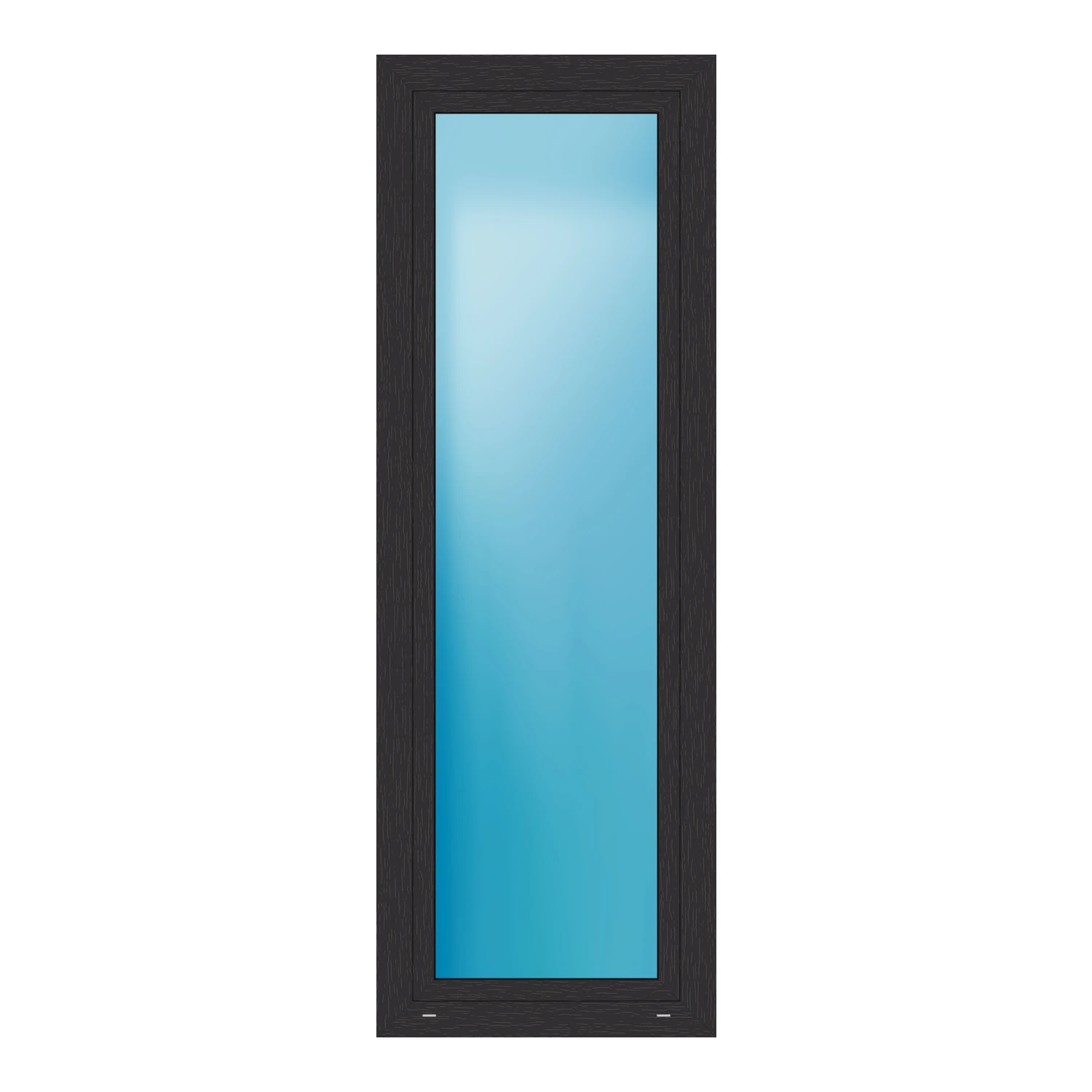 Balkontür 74x214 cm Anthrazit genarbt