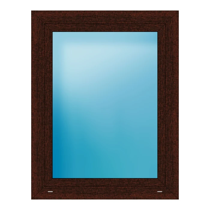 Fenster 89x114 cm Mahagoni genarbt