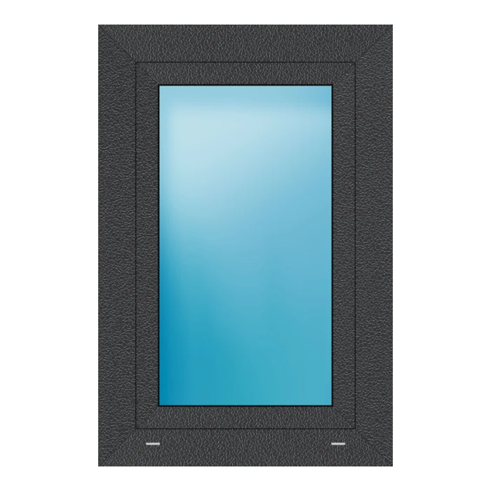 Fenster 62x93 cm Anthrazit Feinstruktur