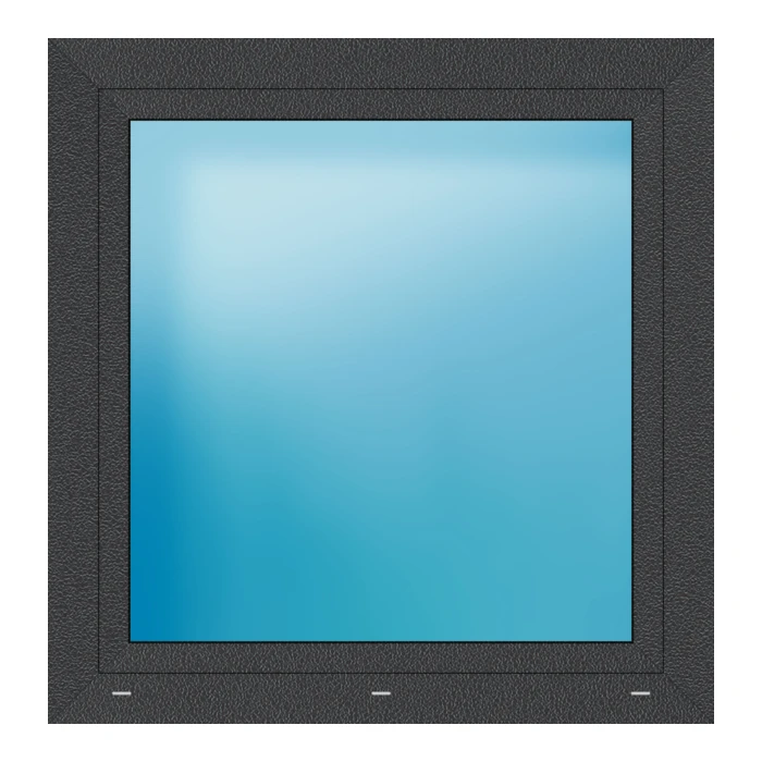 Fenster 104x107 cm Anthrazit Feinstruktur