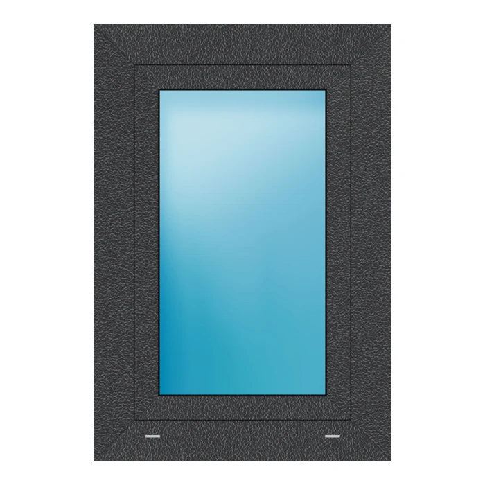 Fenster 58x85 cm Anthrazit Feinstruktur