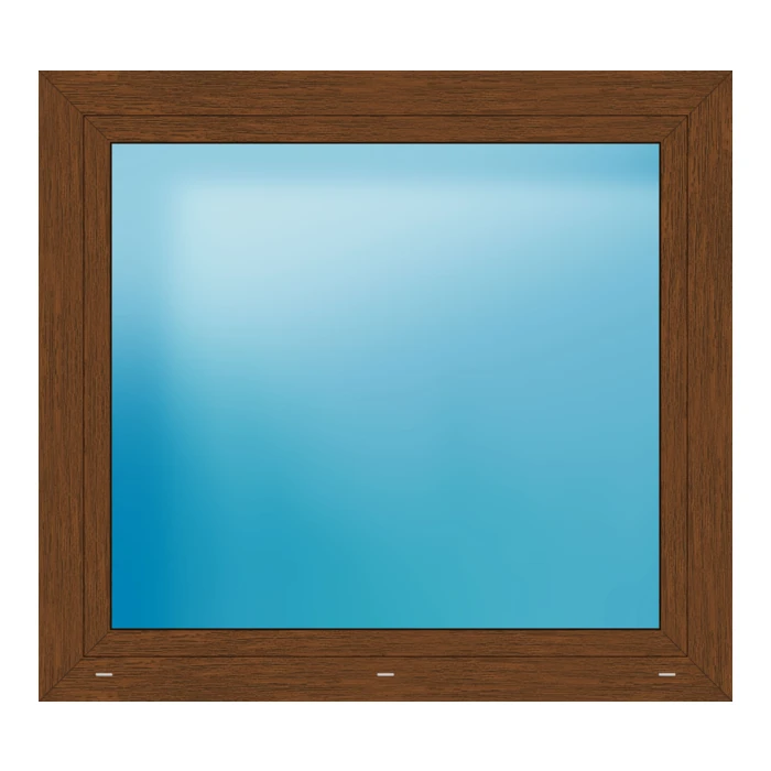 Fenster 122x111 cm Golden Oak genarbt