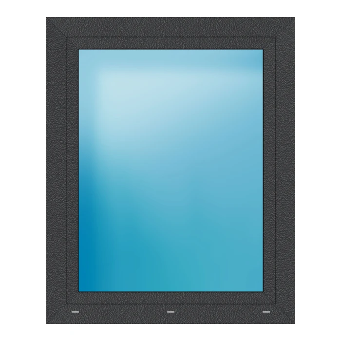 Fenster 99x122 cm Anthrazit Feinstruktur