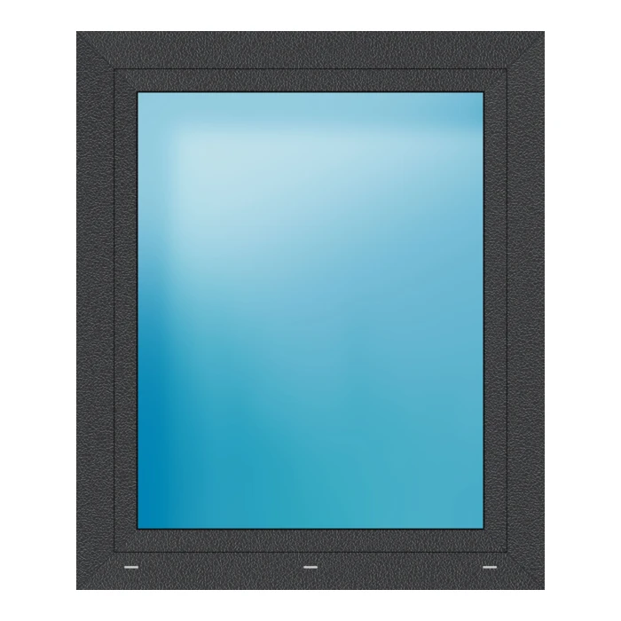 Fenster 98x117 cm Anthrazit Feinstruktur