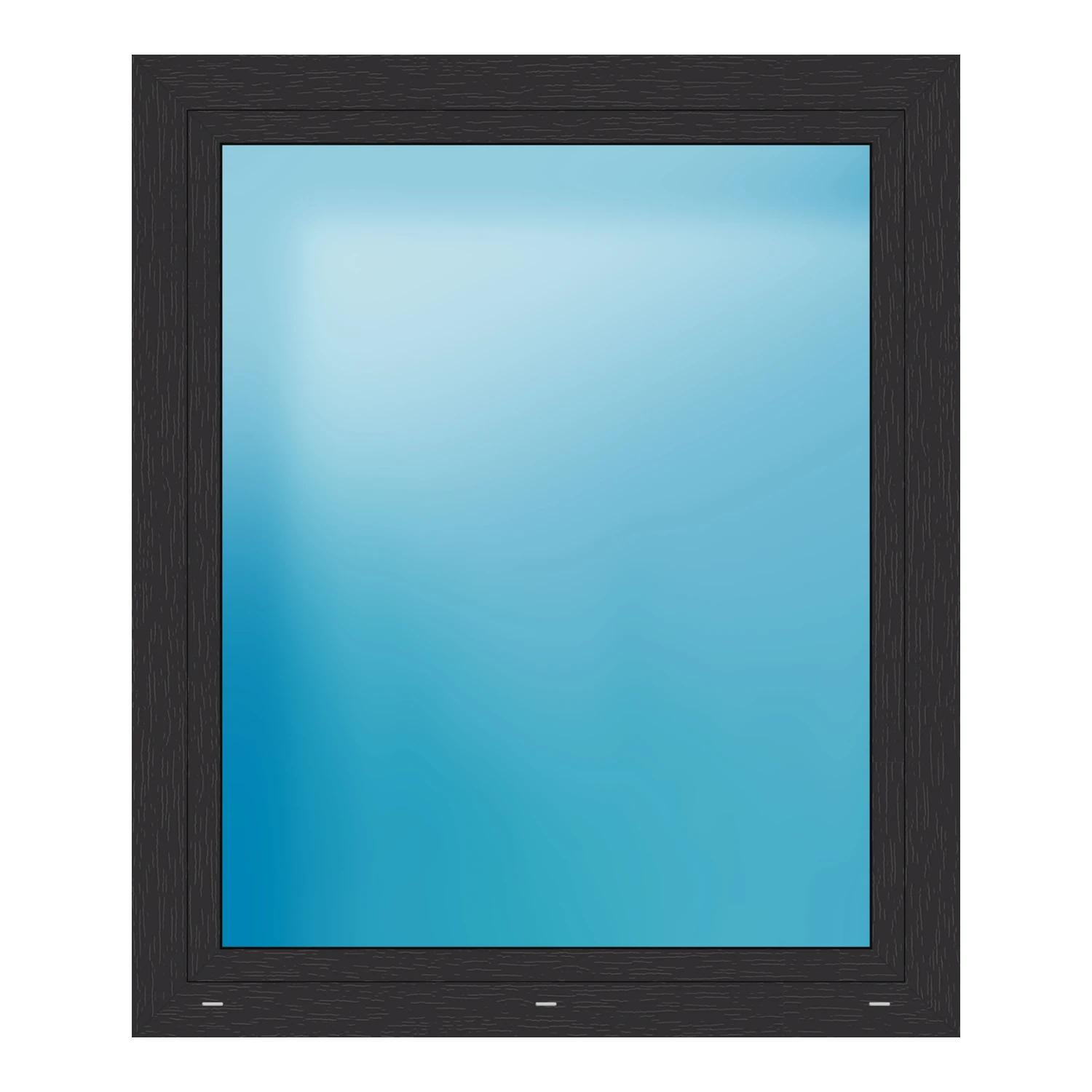 Fenster 118x140 cm Anthrazit genarbt
