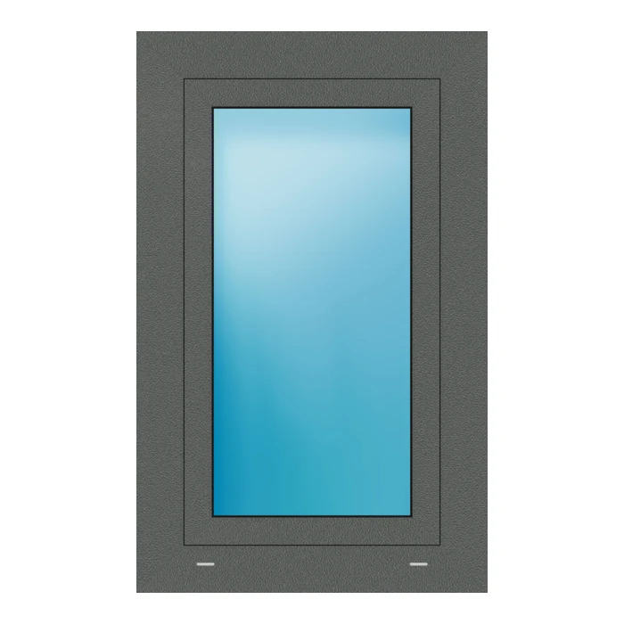 Fenster 58.5x93.5 cm Basaltgrau Feinstruktur