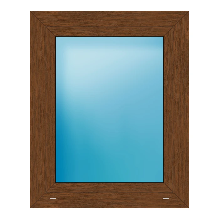 Fenster 79.5x98.5 cm Golden Oak genarbt