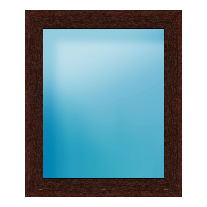 Fenster 110x130 cm Mahagoni genarbt