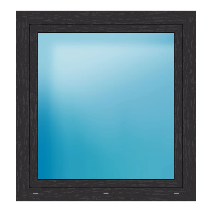Fenster 104x110 cm Anthrazit genarbt