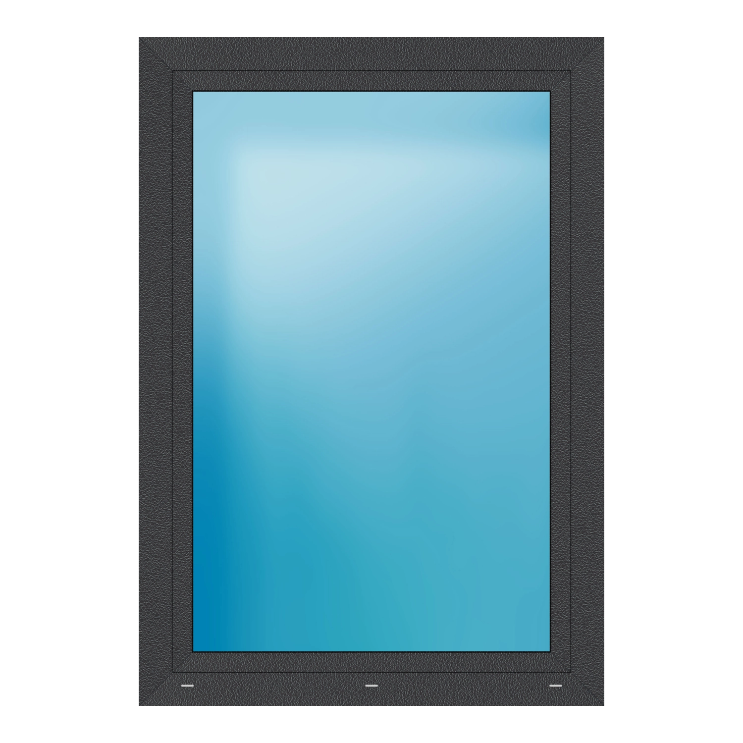 Fenster 110x158 cm Anthrazit Feinstruktur