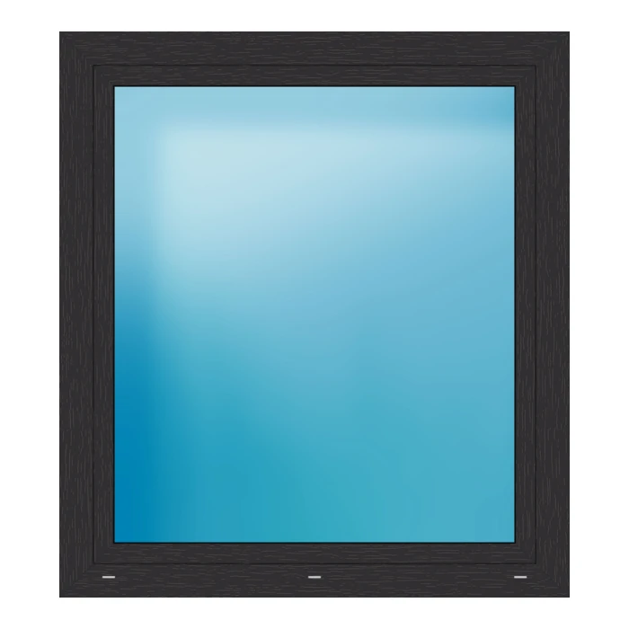 Fenster 119x132 cm Anthrazit genarbt