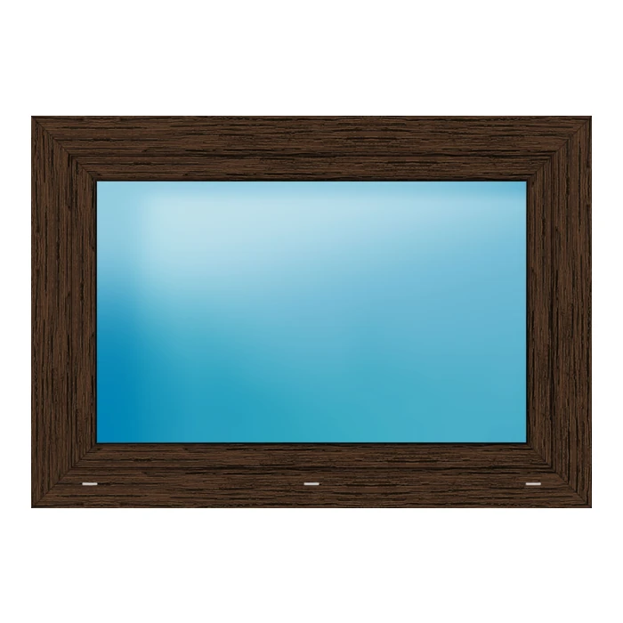 Fenster 110x77 cm Mooreiche genarbt