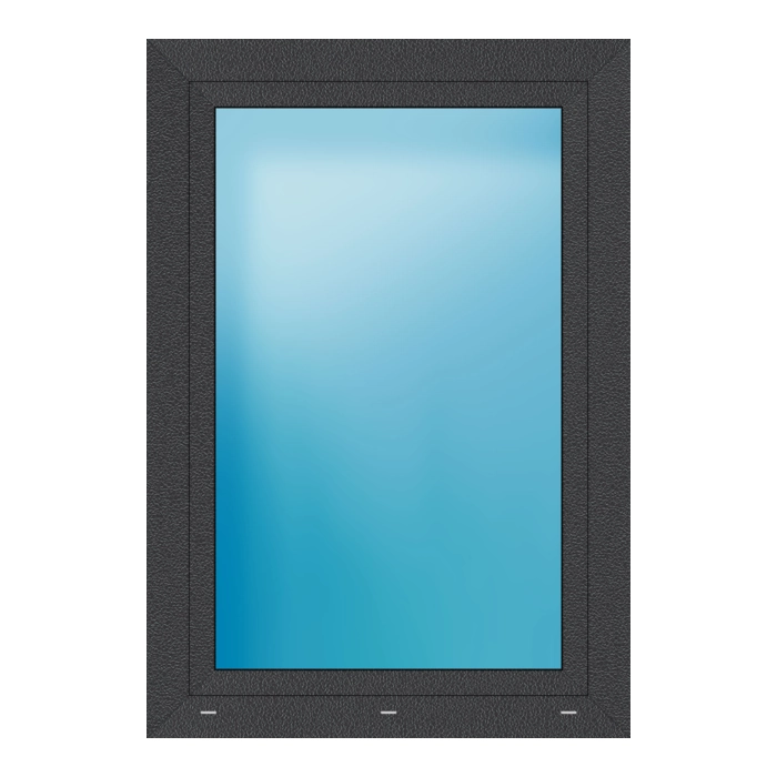 Fenster 90x130 cm Anthrazit Feinstruktur