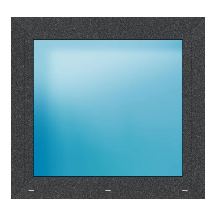 Fenster 110x103 cm Anthrazit Feinstruktur