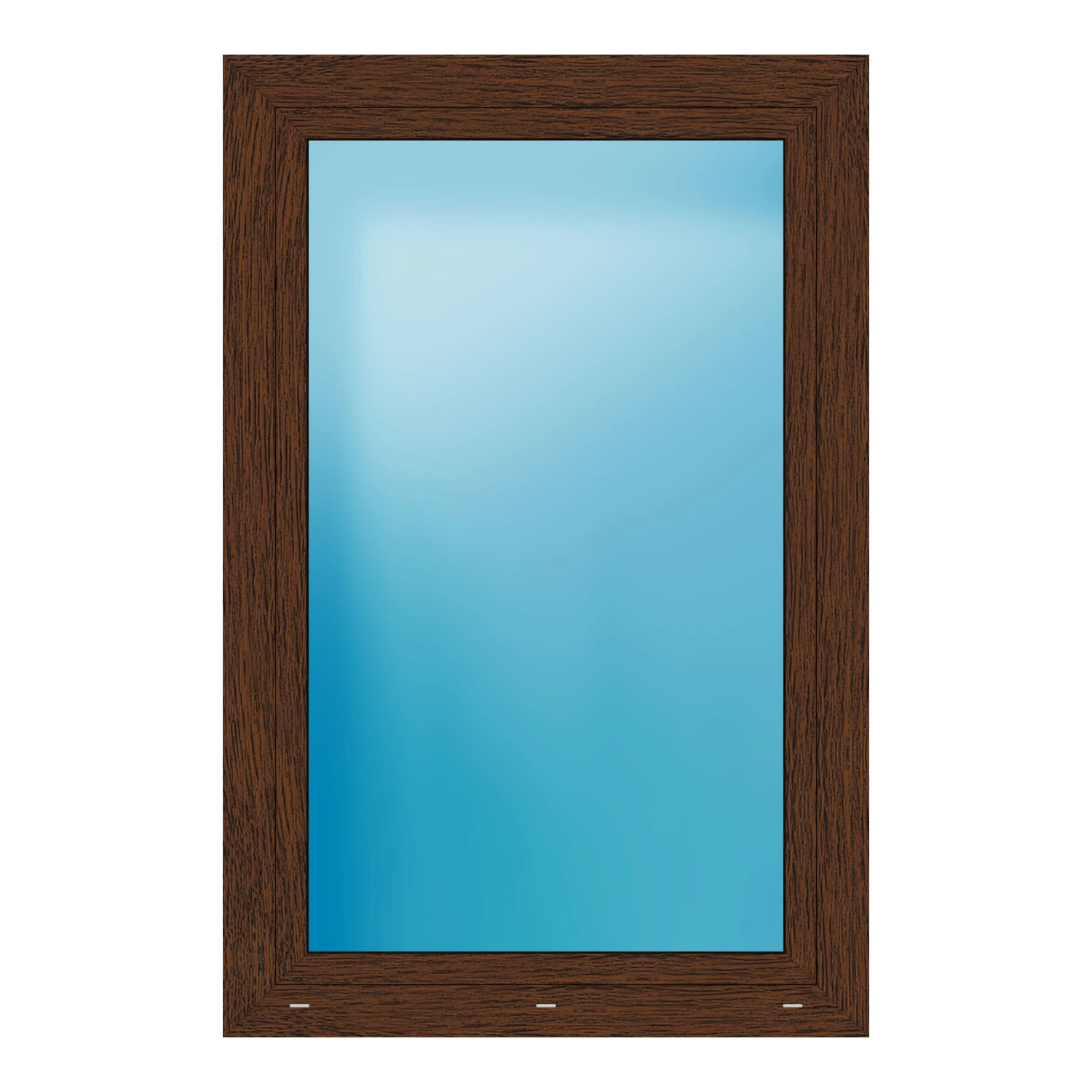 Fenster 97x147.5 cm Nussbaum genarbt