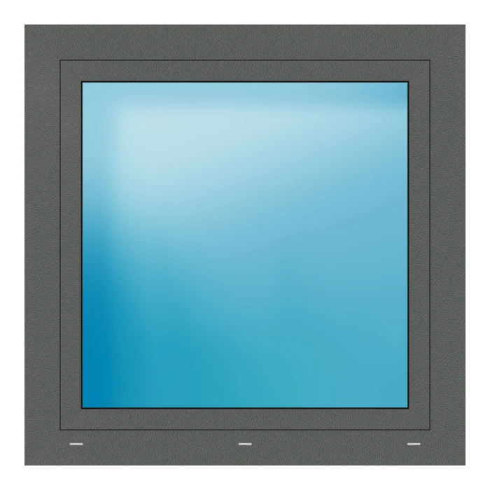 Fenster 98x98 cm Basaltgrau Feinstruktur