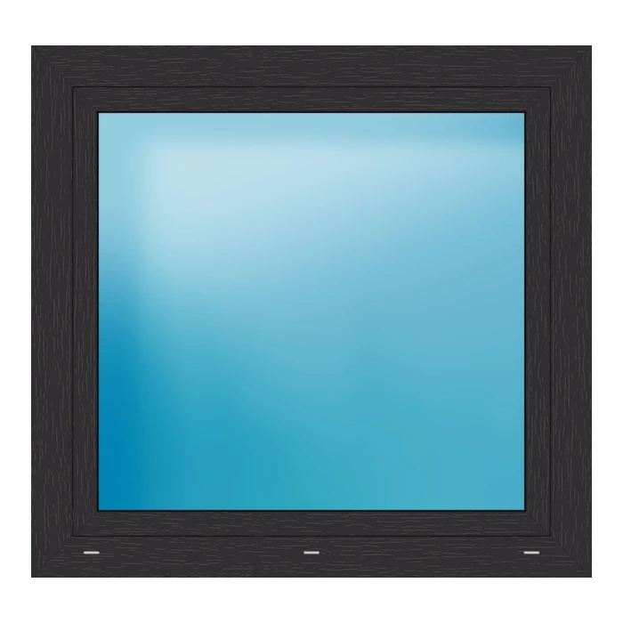Fenster 107x101.5 cm Anthrazit genarbt