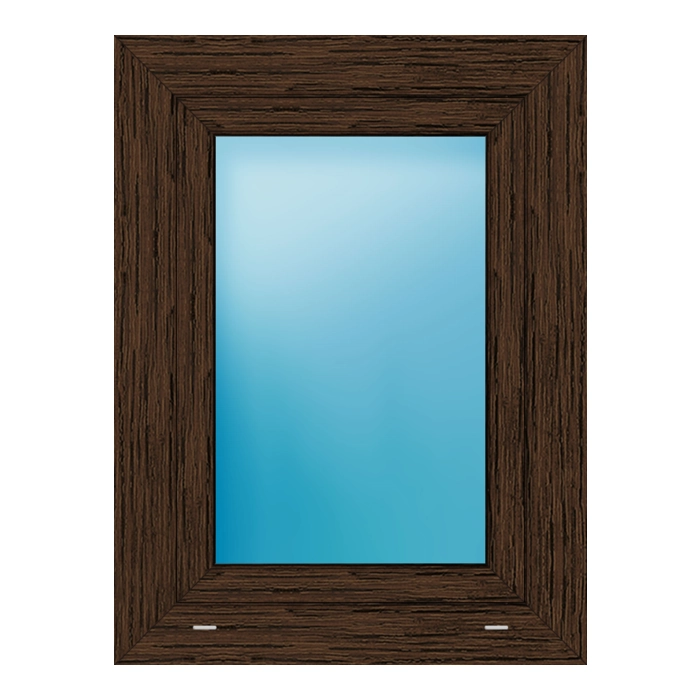 Fenster 60x80 cm Mooreiche genarbt
