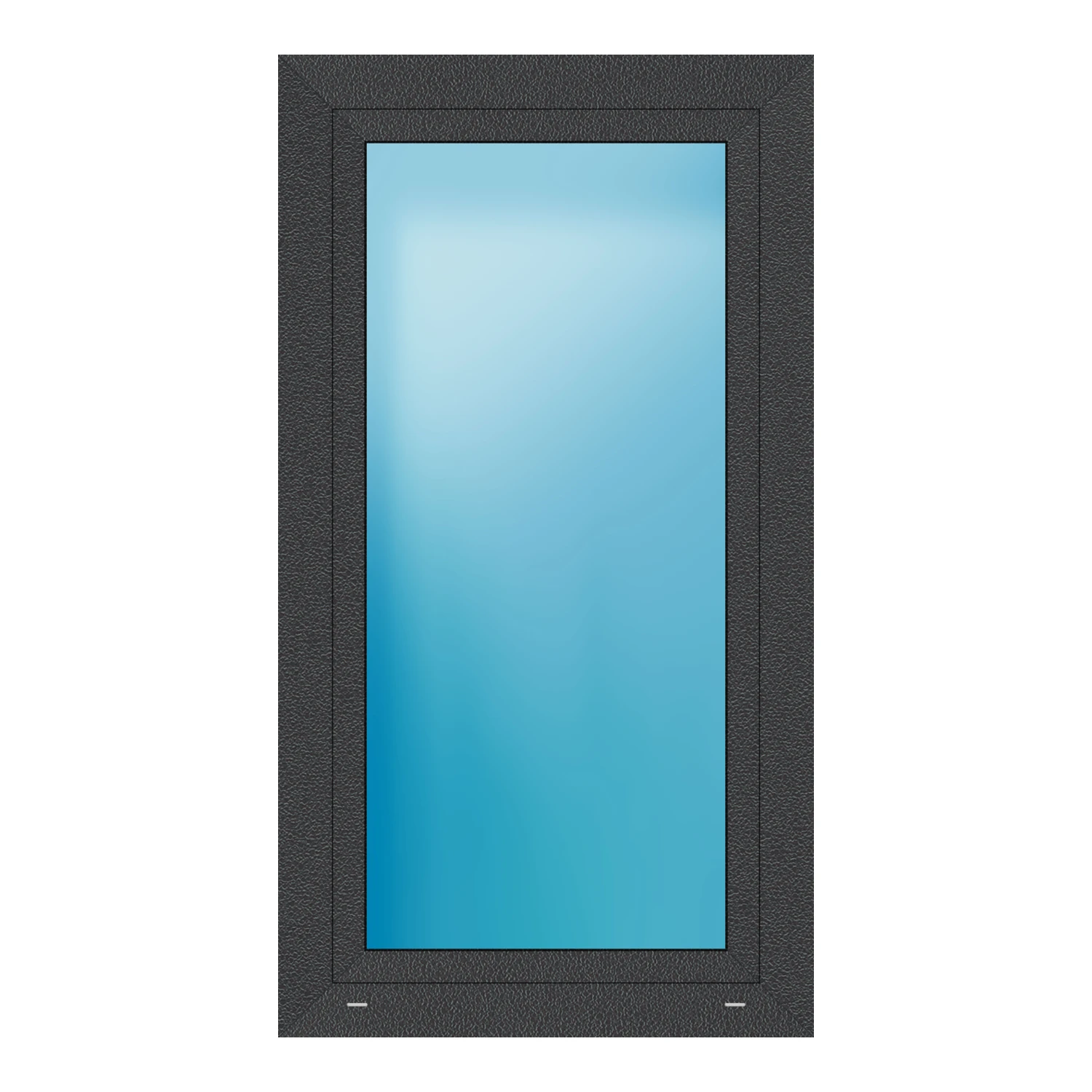 Fenster 78x143 cm Anthrazit Feinstruktur