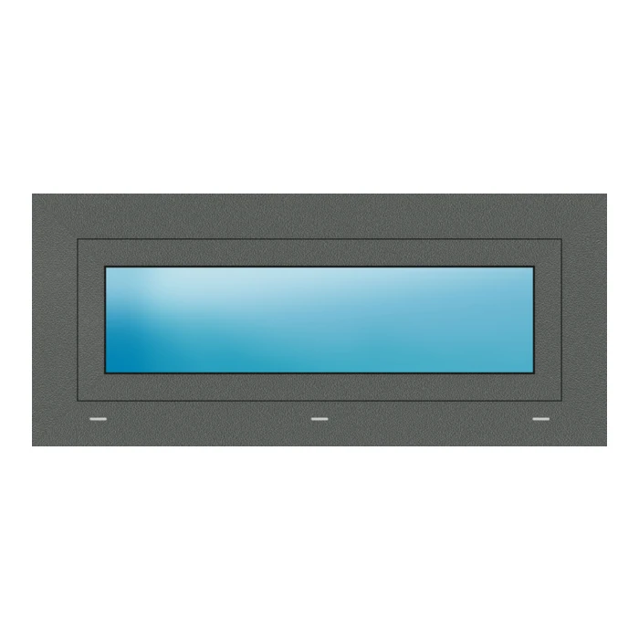 Fenster 100x44 cm Basaltgrau Feinstruktur