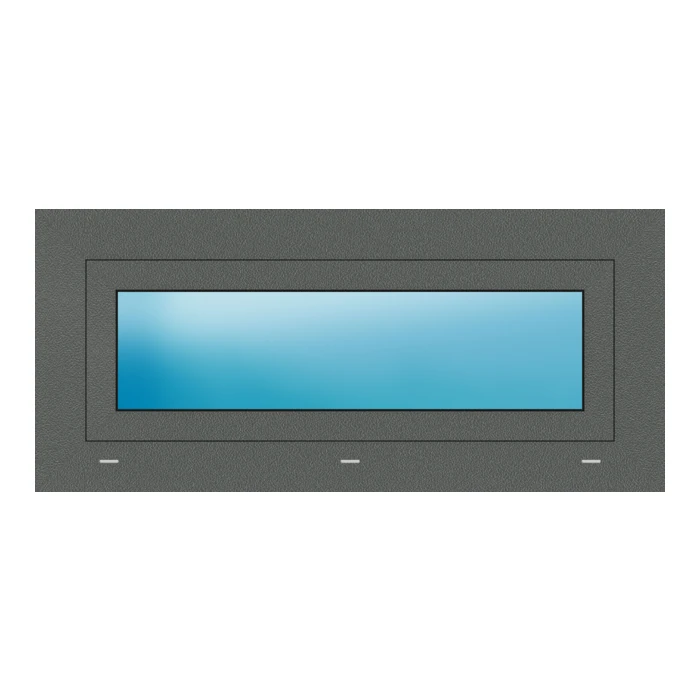 Fenster 98x44 cm Basaltgrau Feinstruktur