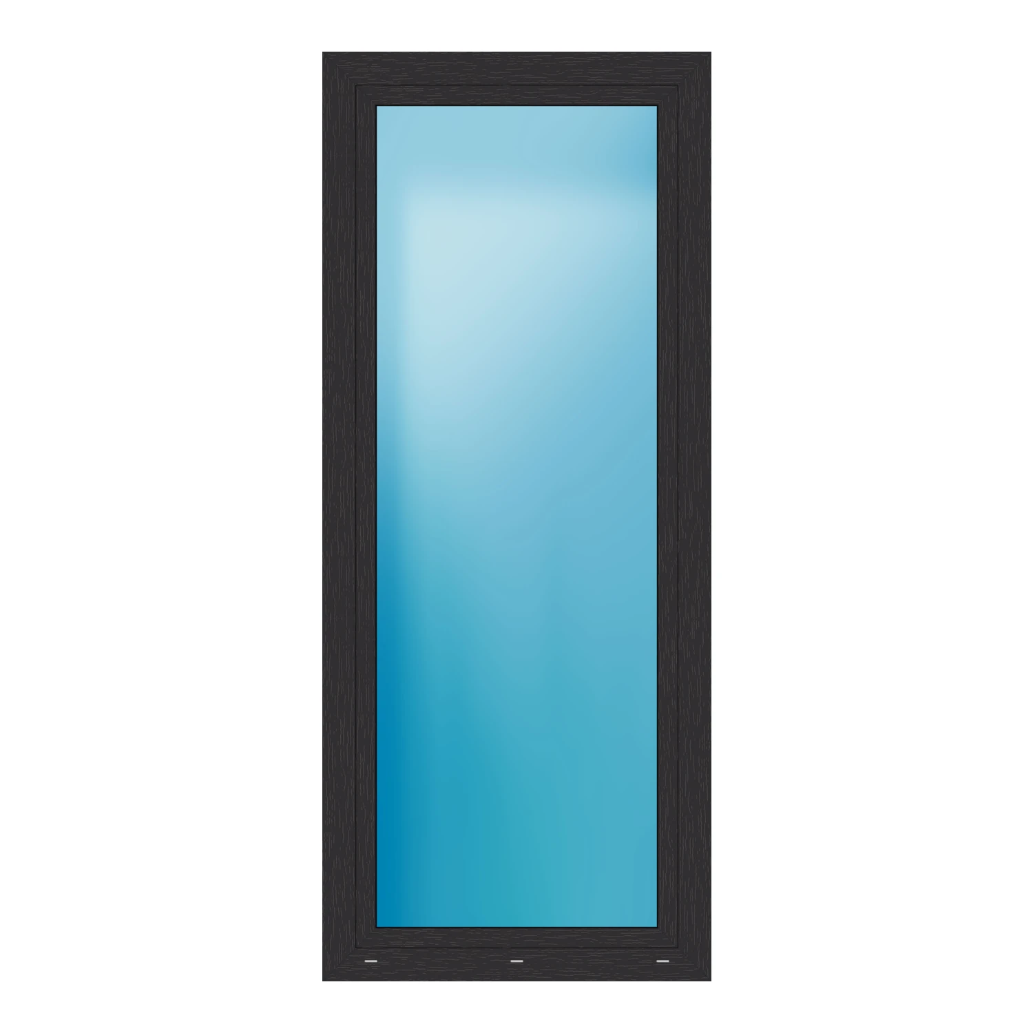 Balkontür 92x220 cm Anthrazit genarbt