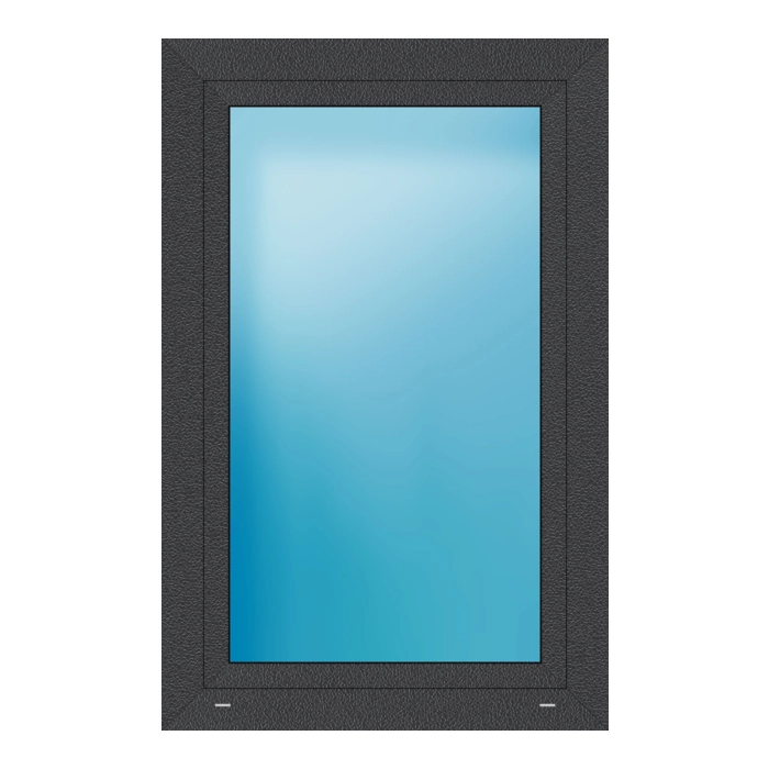 Fenster 84x130 cm Anthrazit Feinstruktur