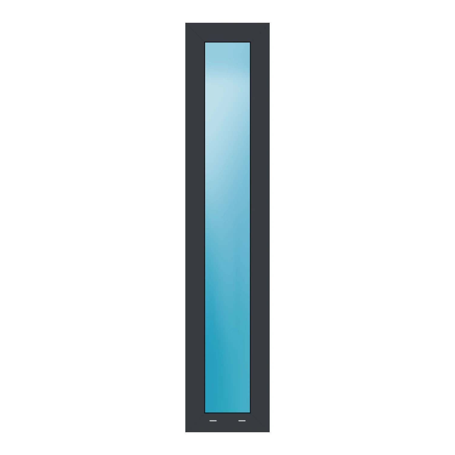 Festverglasung 35x170 cm VSP Anthrazit ultramatt