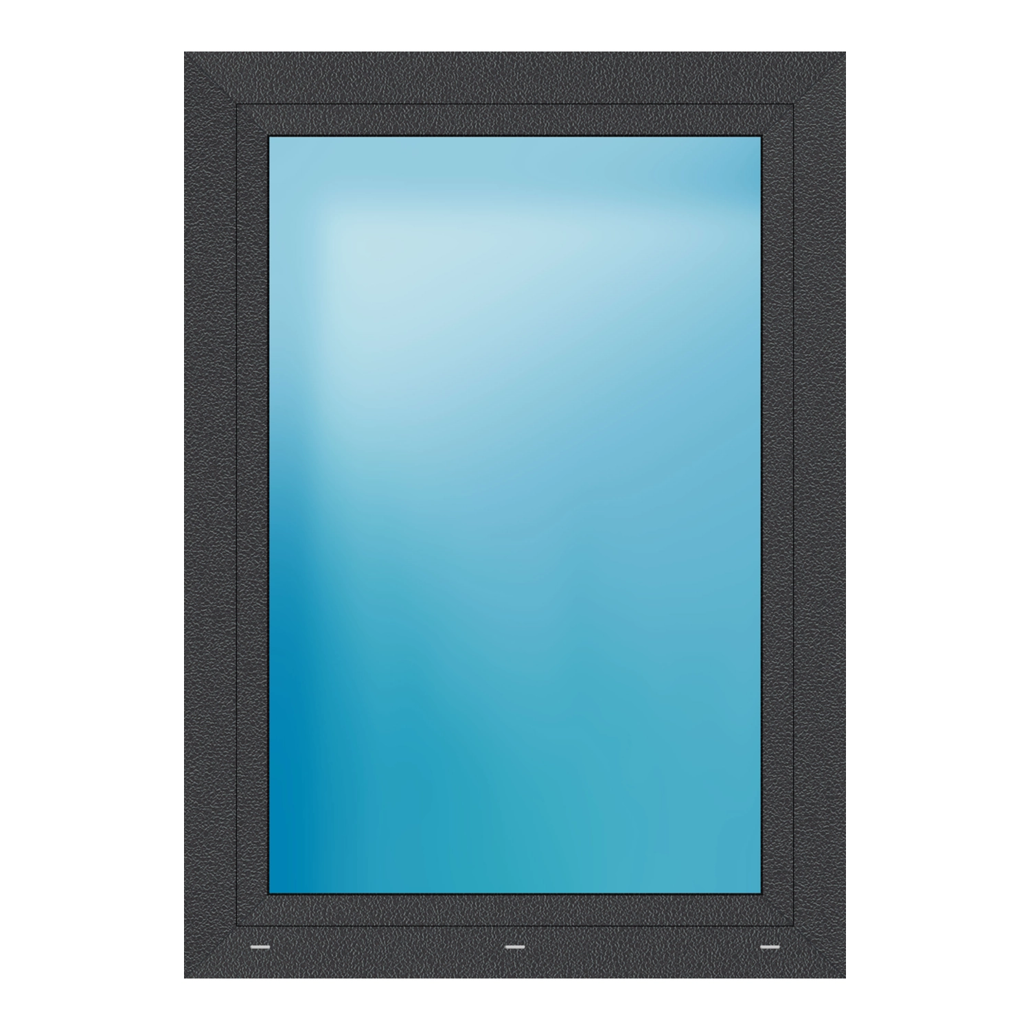 Fenster 100x140 cm Anthrazit Feinstruktur
