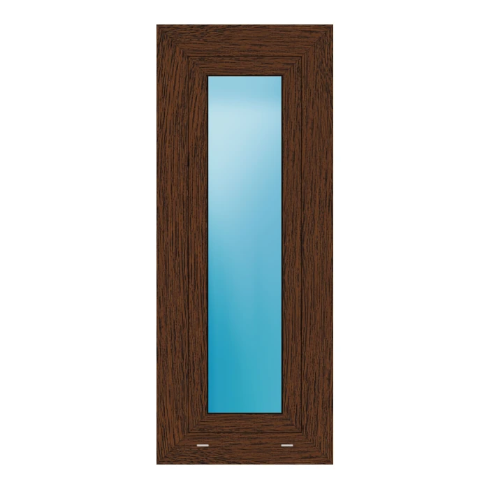 Fenster 44x109.5 cm Nussbaum genarbt