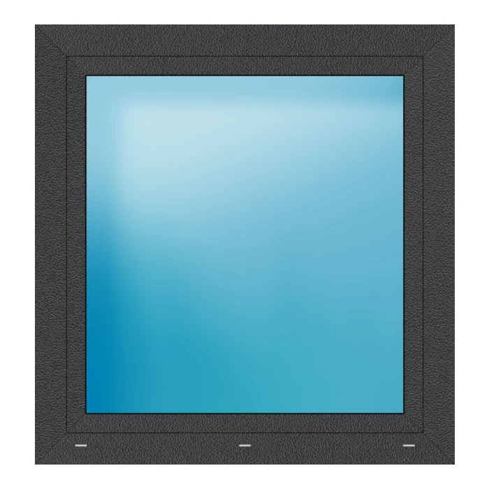 Fenster 105x110 cm Anthrazit Feinstruktur