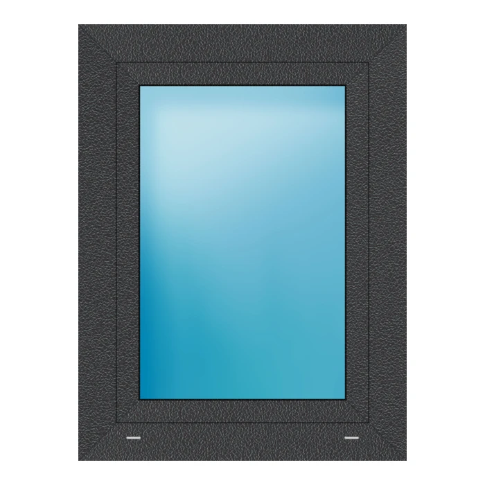 Fenster 68.5x91 cm Anthrazit Feinstruktur