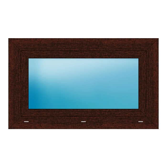 Fenster 96x58 cm Mahagoni genarbt