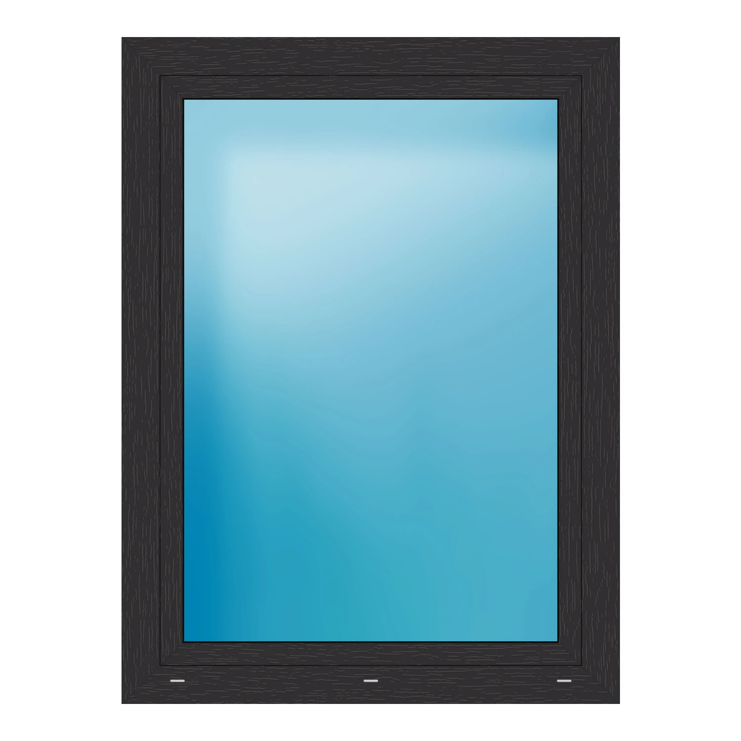 Fenster 102.6x137.3 cm Anthrazit genarbt