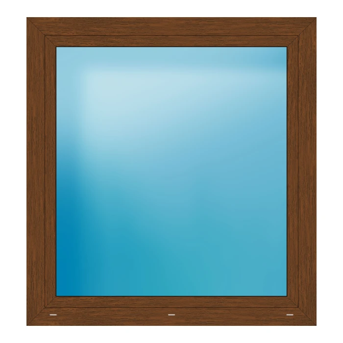 Fenster 125x133 cm Golden Oak genarbt